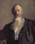 Ilia Efimovich Repin Stasov portrait Spain oil painting artist